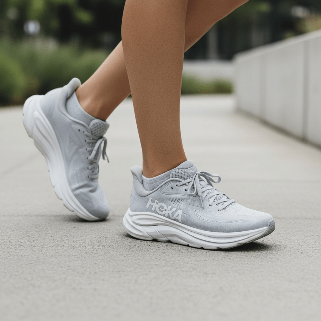 Hoka Clifton 10 Lightweight Cushioned Running Shoes – Breathable EVA Road Trainers