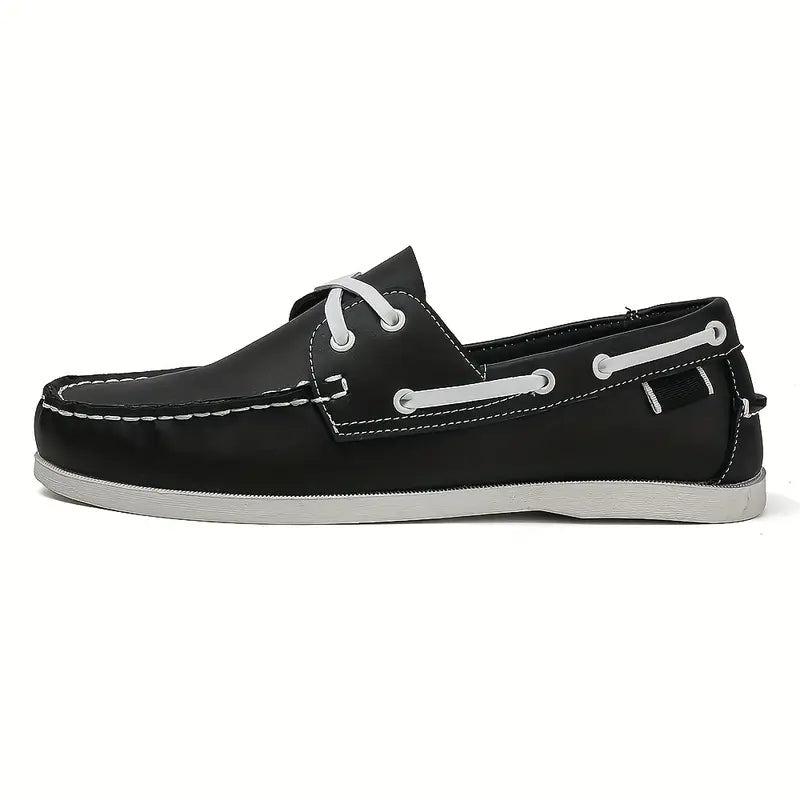 Men's Retro Elegance Boat Shoes with Timeless Design