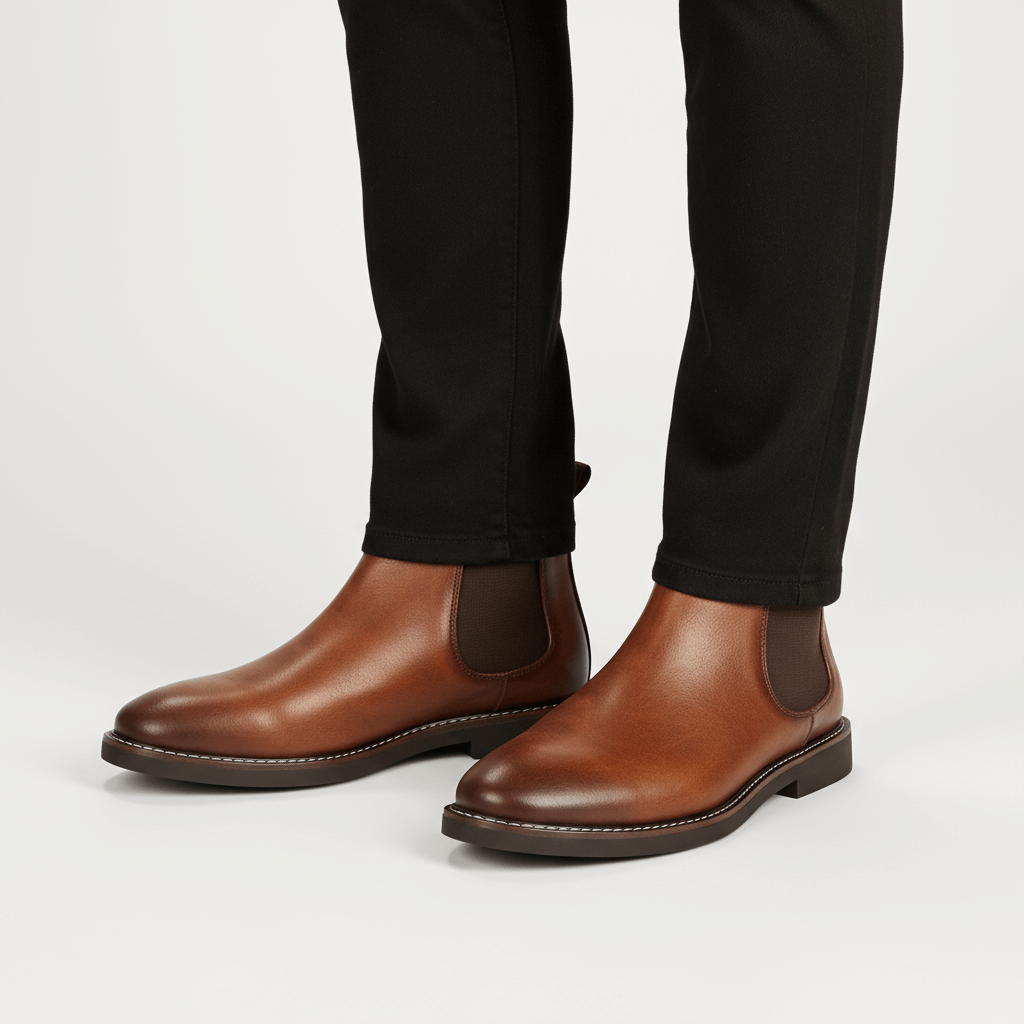 Elegant Leather Chelsea Boots