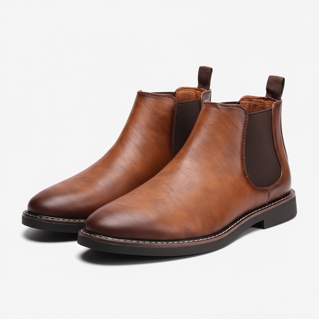 Elegant Leather Chelsea Boots