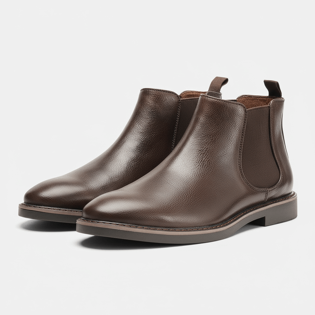 Elegant Leather Chelsea Boots