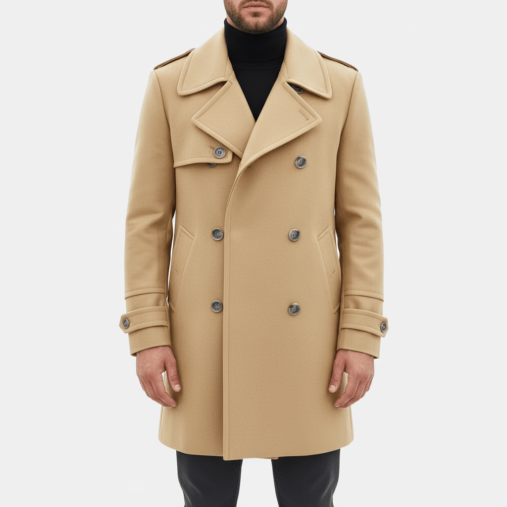 Mid Length Trench Coat