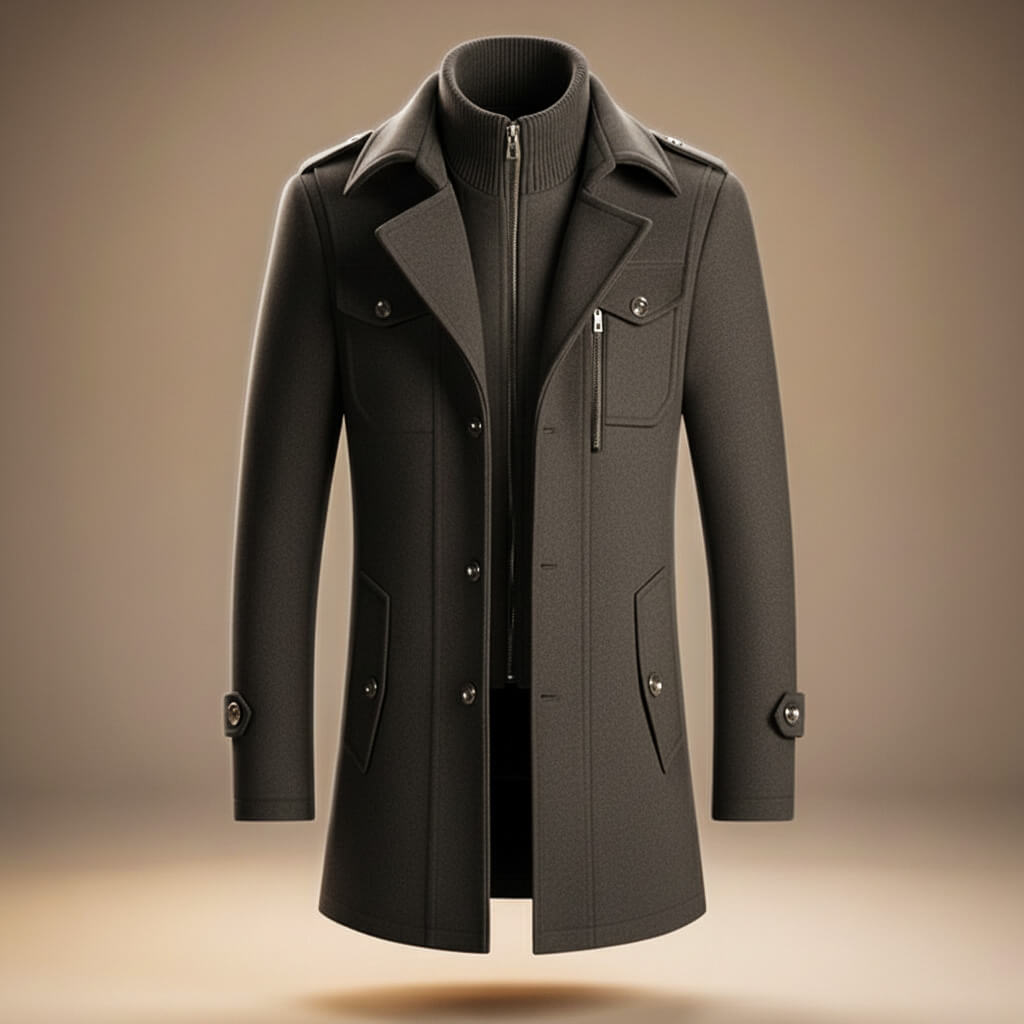 Valero | Men’s Virgin Wool Coat