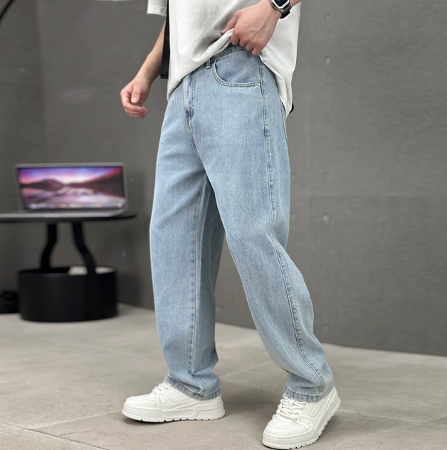 Classic Straight Cut Jeans for Men