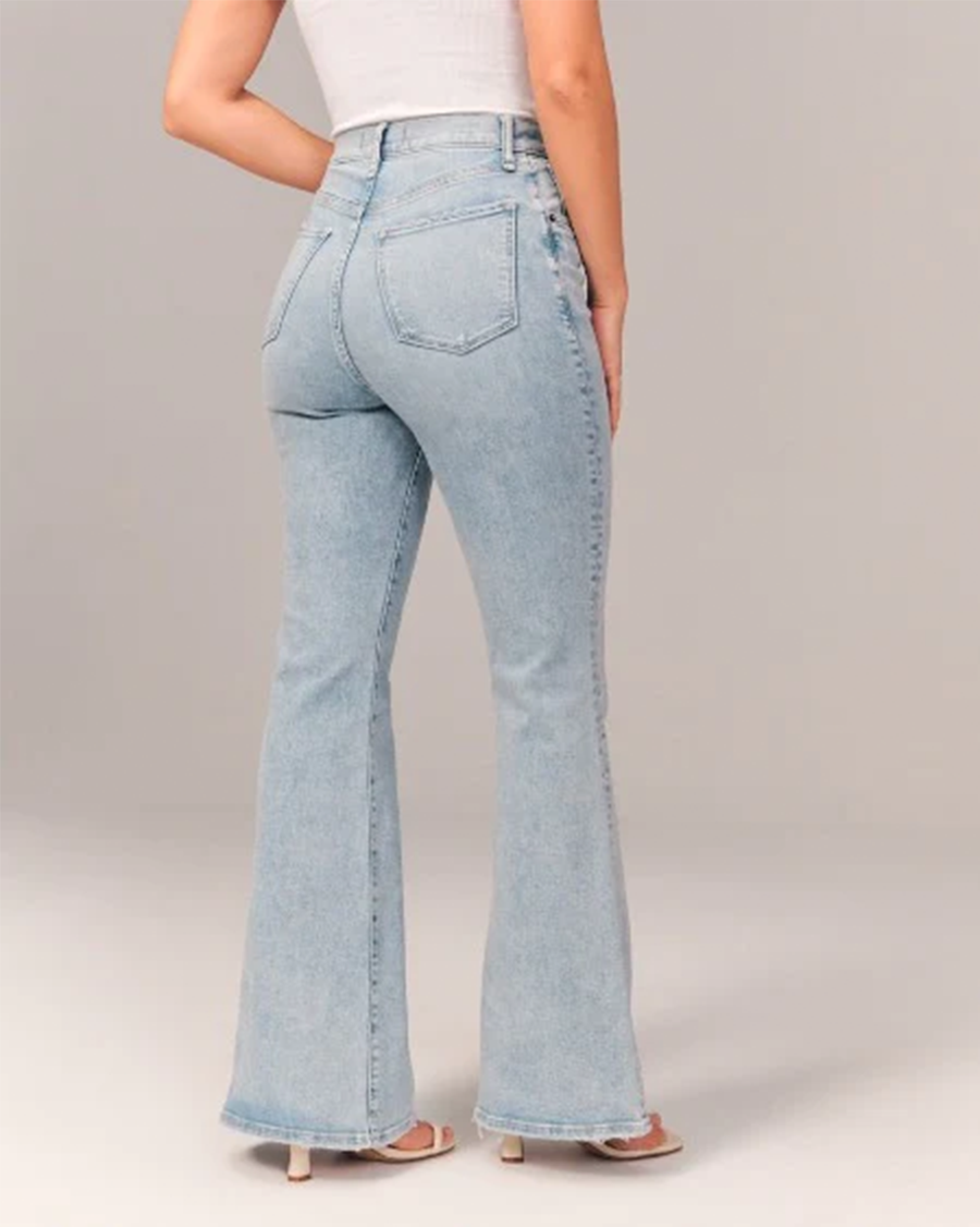 Classic High Rise Flare Jeans
