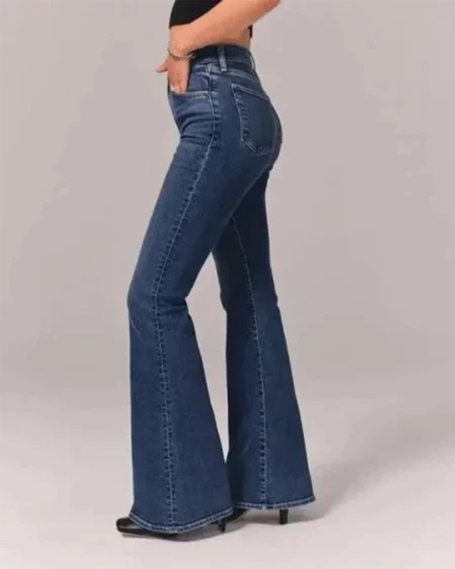Classic High Rise Flare Jeans