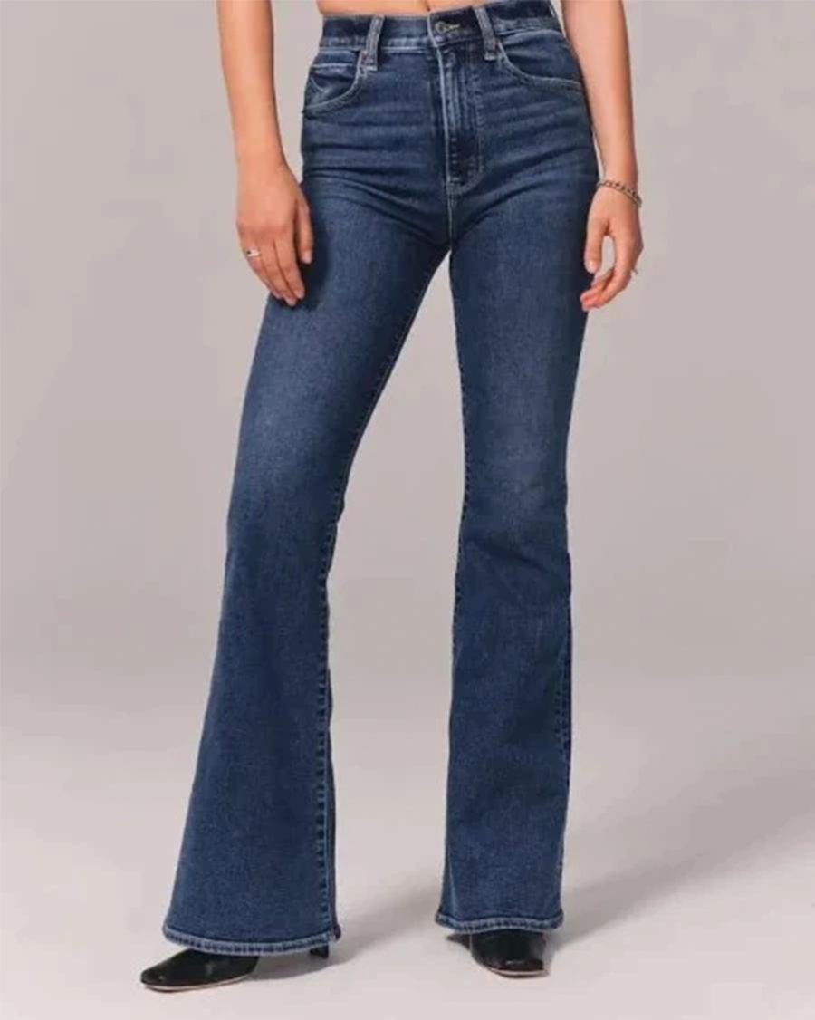 Classic High Rise Flare Jeans