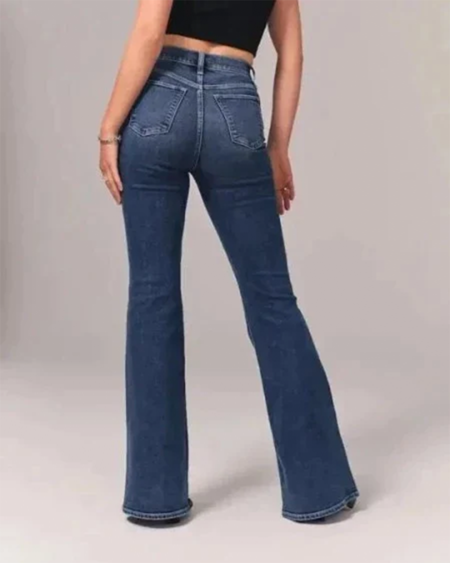 Classic High Rise Flare Jeans