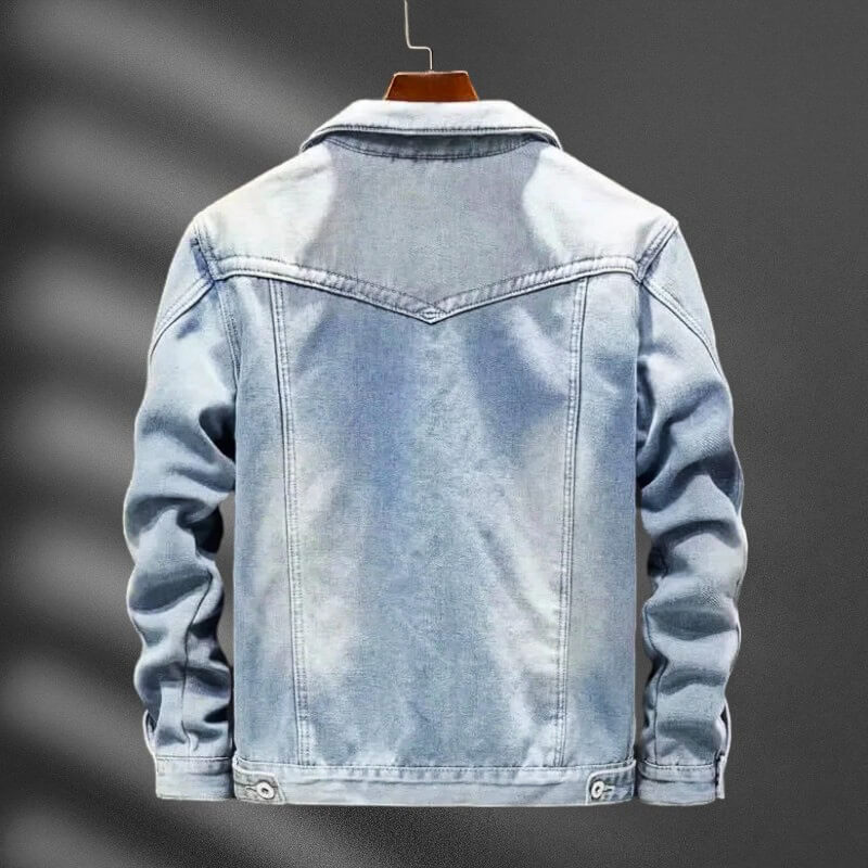 Denvar | Men’s Organic Cotton Denim Shearling Jacket