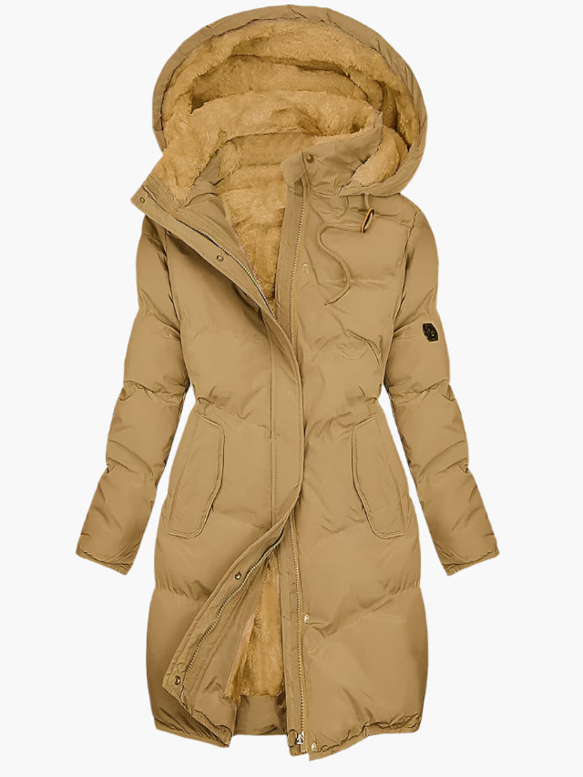 Women’s Fashion Long Warm Winter Coat with Hood
