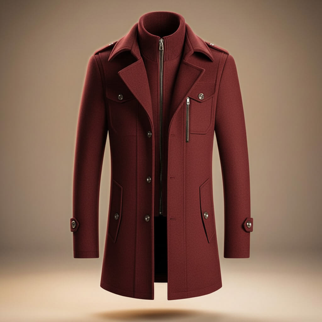 Valero | Men’s Virgin Wool Coat