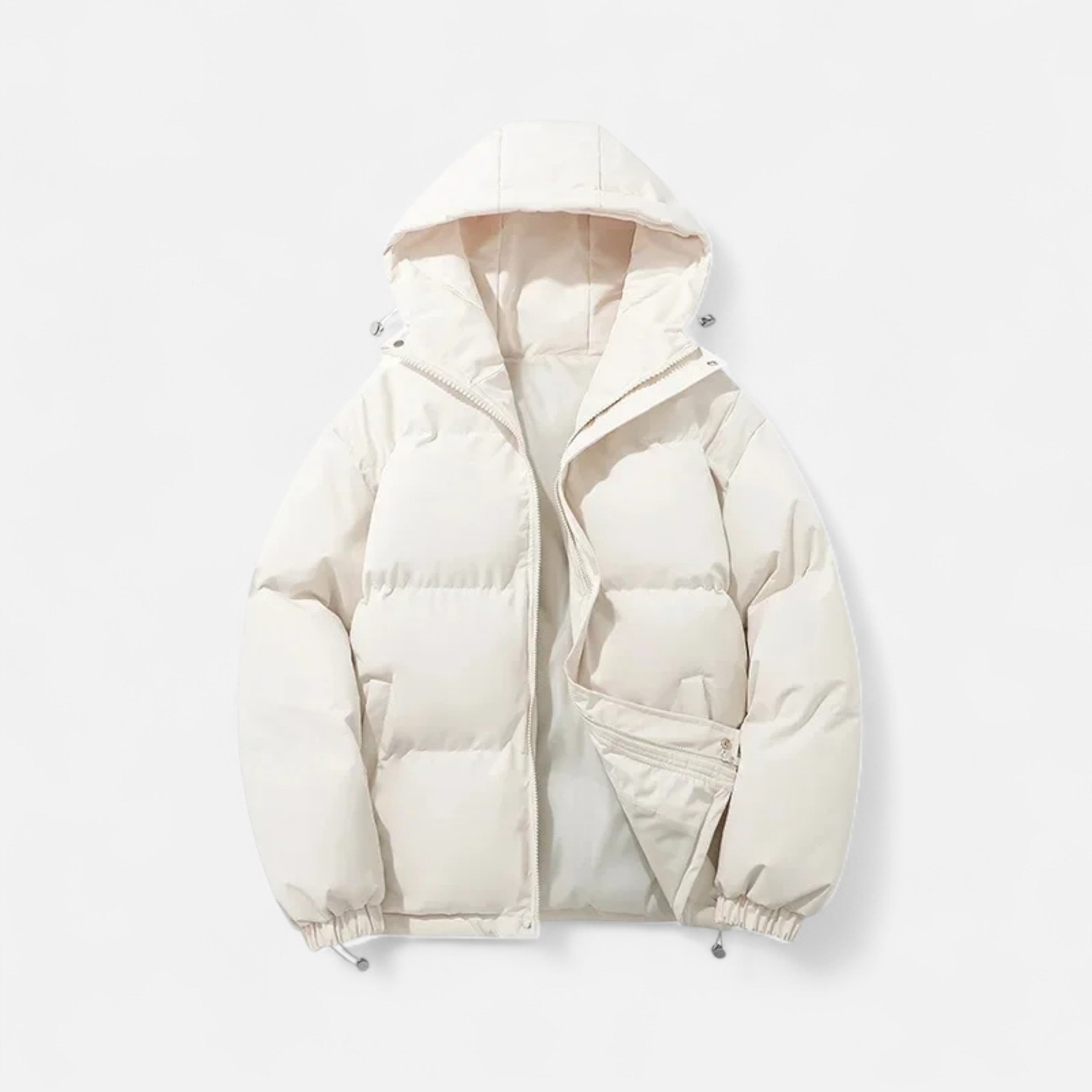 Versatile Insulated Unisex Hooded Thermal Puffer Jacket