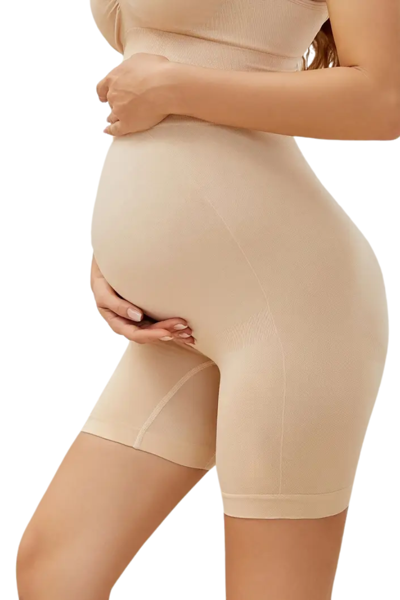 Breathable Maternity Support Shorts with Anti‑Chafing Design